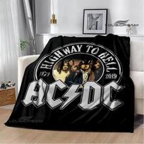 Roko grupė AC/DC retro spausdinta antklodė Flange šilta antklodė pikniko antklodė cubre cama antklodė lovos pamušalai Gimtadienio dovana 30x40in