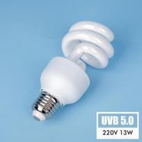 13W/26W 220V Naminių gyvūnų roplių šildymo lempos 5.0 10.0 UVB šildymo lempa varliagyvių terariumui vėžliui vėžiui gyvatei energiją taupantis apšvietimas white
