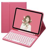 Apsauginis dėklas iPad 9 kartai su Bluetooth klaviatūra, magnetiniu tvirtinimu ir rašiklio laikikliu visapusiškai apsaugai iPad - 9.7 inches gray