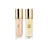 Guerlain Parure Gold Skin Foundation + Parure Gold 24K Radiance Booster Perfection Primer Set Foundation #0N 35ml + Primer 35ml