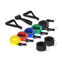 REBEL ACTIVE Power Tube Set pasipriešinimo gumų rinkinys, 5–80 kg, 5 gumos