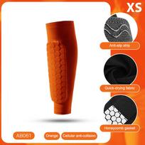 Honeycomb Shin Guards Ski Leg Pads Breathable Anti Collision Soccer Basketball Cycling Protective Elastic Sport Leggings 1Pc M