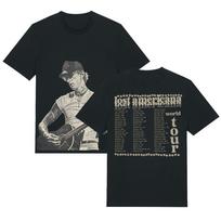 MGK Dated Photo Tee Machine Gun Kelly Lost Americana World Tour Top High Quality Cotton Short Sleeve Summer Unisex Casual Tshirt XS gray