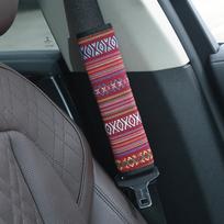 Universalus pralaidus orui automobilio saugos diržo peties paminkštinimas ir vairo užvalkalas - Patogus ir atsparus trinčiai 38cm black
