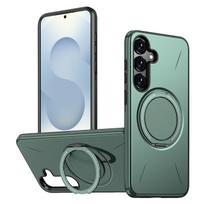 For Samsung S23 Case Galaxy S23 FE Cover Galaxy S23+ 360° Magnetic Bracket Case Magsafe Wireless Charge Armor Shockproof Cover Galaxy S23 FE gray