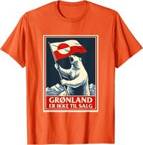 Greenland is Not for Sale Design - Polar Bear Protest Unisex T-Shirt 4 S black