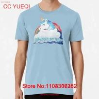 Central Intelligence Unicorn Faded As Worn In Film Bob Stone S 5xl Usa T Shirt Vintage Stretched Homme 3XL gray
