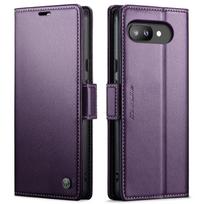 Suitable for Pixel 10A multi-card slot anti-drop Google 9 Pro XL side buckle anti-theft flip cover protective case 10 Pro Pixel 10ProXL violetinė