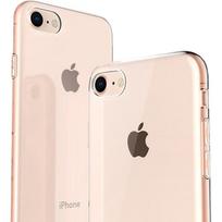 ESCASE IPhone 8/7 Plus Case, Full Coverage Transparent Silicone Shockproof TPU Protective Soft Shell, 5.5 Inches iPhone 8plus/7plus white