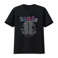 JESUS CHRIST SUPERSTAR UK IRELAND TOUR 2012 LOGO PRINTED OFFICIAL ROCK OPERA BLACK T SHIRT vint XXXL black