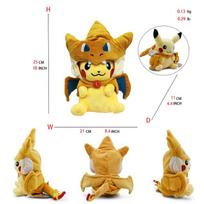 Cos Eevee Pikachu Kostiumas Jaukios Lėlės Pikachu Mielas žaislas Lucario Pliušinis Rūšies Pliušinis Gabalas Skanėstas, Iliustruotas 20-30CM