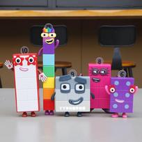Hot Sale New Number Blocks Action Figure Set 1-10 Complete Set Stackable Math Learning Toy Building Blocks Educational Tool Gift