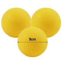 Roundnet Game Balls Volleyball Replacement Balls Net Replacement Set 9cm (three packs) yellow