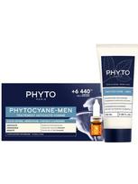 PHYTO PHYTOCYANE MEN priemonių nuo plaukų slinkimo rinkinys vyrams, 12 × 3,5 ml + 100 ml
