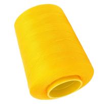 Siuvimo siūlai 8000 jardų Įvairiaspalviai poliesterio siūlai DIY siuvinėjimo mašinos projektui385 yellow