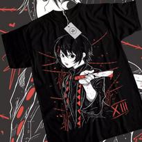 Juzo Suzuya Marškinėliai Tokyo Ghoul Mergina Kawaii Waifu Anime Manga Marškinėliai Tee Visų Dydžių 4XL black