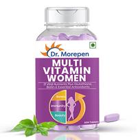 Dr. Morepen Multivitamin Tablets For Women With Calcium Vitamin D3 And 21 Nutrients For Daily Energy And Immunity 60 Tablets white