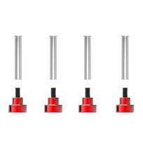 Metal Magnetic Retention Screws for Computer Cooling Fan Effortless Installation and Enhanceds Durability raudona