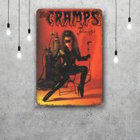 The Cramps Vintažiniai Metaliniai Skardos Ženklai Plakatai Dekoras Retro Metalinė Plokštelė Sienos Menas Dekoras Garažui Barui 20x30cm（7.8x11.8inch）