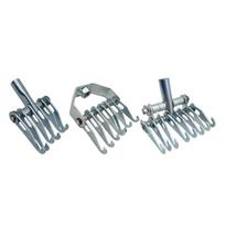 Generic Dent Puller Sturdy Heavy Duty for Slide Hammer Attachment Dent Repair 6 Finger gray