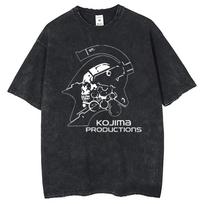 Death Stranding Kojima Hideo Metal Gear Solid Reedus Norman TShirt Game Mgs Cotton Short Sleeve Tee Shirt S gray