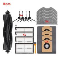 Fit for Eufy X8 Pro SES Robot Vacuum Replacement Parts Main Roller Side Brush Mop Pad Cloth Hepa Filter Dust Bag Accessories as the picture ruda