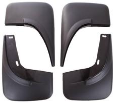 VW Golf VI 08-12 H/B Mud Flaps 4 pcs. Set juoda