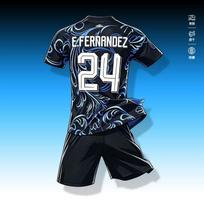 Futbolo Apranga Sportiniai Treniruočių Marškinėliai 26-27 Argentina Išvykos - Nr.24 Enzo Rinkinys S