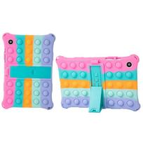Planšetinio kompiuterio dėklas Samsung Galaxy Tab A8 10.5, SM-X200, A7 Lite 8.7, T220, 10.4, T500, A 8.0, T290, minkštas burbuliukinis, vaikams, su stoveliu A7 10.4inch