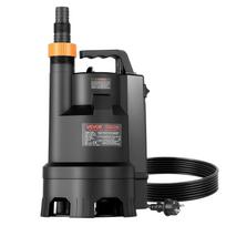 VEVOR 690W Panardinamas drenažinis siurblys, 17500 L/H, PP-GF20 Panardinamas nuotekų, nešvaraus ir švaraus vandens siurblys su automatiniu plūdės jungikliu, ilgu laidu, maksimalus kėlimas 9M