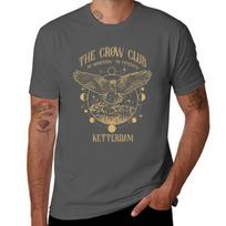 Vintage Ketterdam Crow Club Six of Crows Kaz Brekker Inej Ghafa TShirt Breathable Gym Short Sleeve TShirt 4XL brown