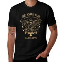 Vintage Ketterdam Crow Club Six of Crows Kaz Brekker Inej Ghafa TShirt Breathable Gym Short Sleeve TShirt 3XL black