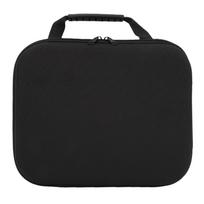 Electric Drill Case PU EVA Cordless Grinder Scissors Power Tool Storage Bag with Mesh Pocket black