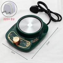 Vaško antspaudams didelio dydžio elektrinė krosnelė, puodas, šildytuvas, lydytuvas, elektrinis šildytuvas, vaško granulės, lydymo antspaudų krosnelė, šaukštas vaško antspaudams black