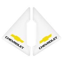 2 vnt. Skaidrus automobilio durų kampo apsauginis lipdukas nuo įbrėžimų Chevrolet Spark Captiva Camaro Lova Aveo Automobilio galinio vaizdo veidrodėlio saulės antakis balta