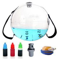 Vandens svoriai Aqua Bag su rankena Skaidrus PVC Fitneso vandens kamuolys Svertinis pripučiamas Stiprinantis smėlio maišelio alternatyva Treniruotėms vandeniu užpildoma krepšys balta