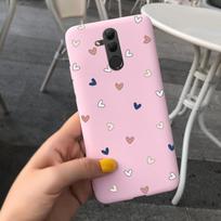 Dėklas Huawei Mate 20 Lite minkštas mielas animacinių filmukų gėlių silikoninis telefono dėklas Hauwei Mate 20 Lite SNE-LX1 Funda galinis dangtelis 6.3 Mate 20 Lite black