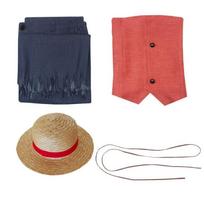 Gyvas filmas VIENAS GABALAS Kostiumas Luffy Solona Grožio kostiumas Veikėjo pasirodymo kostiumas M blue