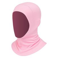 Elegant Ice Silk Women Hijab Scarf Neck Protection Lightweight Instant Hijab Solid Color Spandex Head Cover Lady rožinė