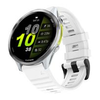 Silikoninė laikrodžio apyrankė, skirta Garmin Forerunner 970/965/955, atspari vandeniui/lengva/patogi lauko apyrankė, skirta 22/26 mm Quick Fit 26mm Quick Fit balta