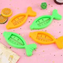 Baby Fish Shaped Bath Thermometer Toy Water Temperature Tester For Kids 1pcs žalia