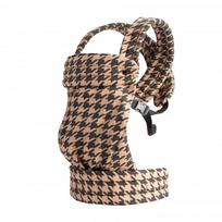 Medvilninė Kūdikio Nešioklė Kuprinės Stiliaus Klubinis Sėdynė Reguliuojama Kūdikiams 7-12 Mėn. Lengva Visų Sezonų Naudojimui Dark Brown Partridge Pattern black