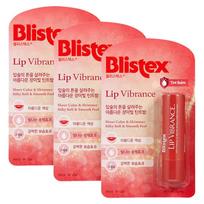 Blistex Vibrance Lip Balm Rose Red 3.69g 3 pcs red