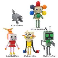 584PCS Dandy,Vee,Good,Pebble,Shrimpo Building Blocks Assembly Brick Toys Harmless ABS Material for Family Friends Holiday Gifts gray
