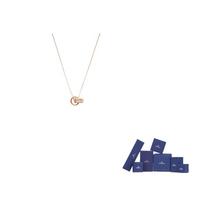 Swarovski Further Necklaces Women's Rose Gold tone Plated 5240525 F ( Fits All)-Pink bow gift box white