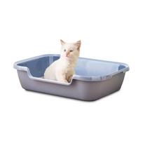 Senior Cat Litter Box Kitty and Puppy Pan S For senior and Suitable for cats with short Entrance height molded cat litter Width x Depth 37 x Height