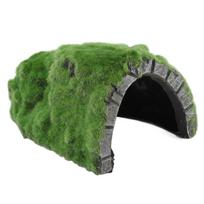Basking Platform Rock Hideout Cave Resin Tortoise Hideout Rock Reptile Hide Cave  Aquarium Use A