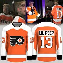 Lil Peep 30th Birthday Celebration 2026 Tour Hockey Jersey Long Sleeve Men Women Streetwear Hip Hop Retro Sportswear T-shirts XXS