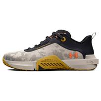 Under Armour TriBase Reign Vital Fog Gilded Yellow Men Sneakers Grey Orange-Blast 3025568-103 40 black