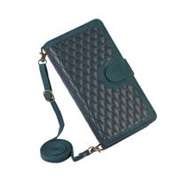 Tinka Samsung A52 5G Deimantinė Crossbody Kortelių Piniginė Odinis Dėklas Su Užtrauktuku Flip Odinis Dėklas Moteriška Pečių Rankinė A32 5G Samsung A51 4G M60S